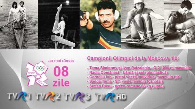 Sportivii români medaliaţi la JO de la Moscova ‘80