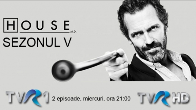 Dr. House – două noi episoade din sezonul V, la TVR1 şi TVR HD