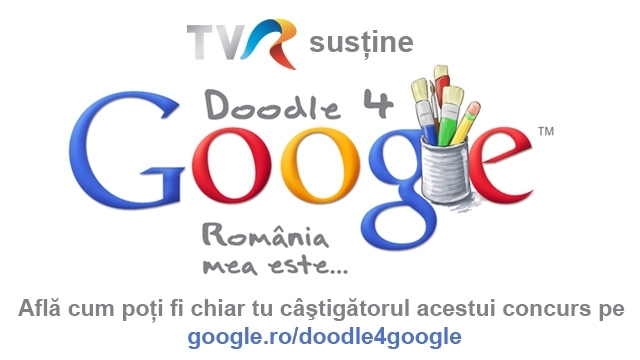 Tu cum vezi România? Înscrie-te în concursul „Doodle 4 Google” şi arată tuturor România din inima ta!