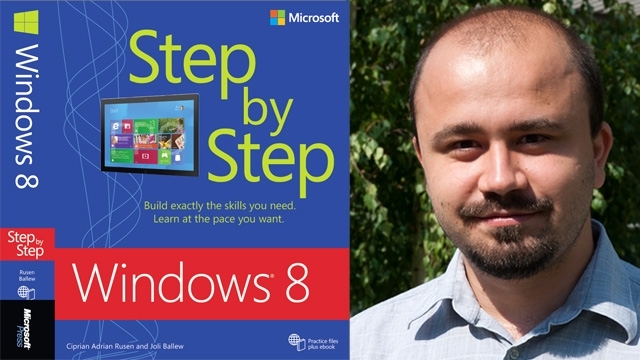 Primul român care scrie o carte de Windows 8