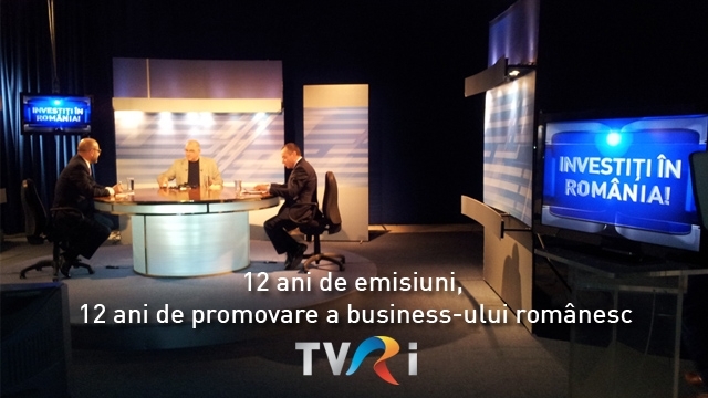 12 ani de emisiuni, 12 ani de promovare  a business-ului românesc la TVR Internaţional!