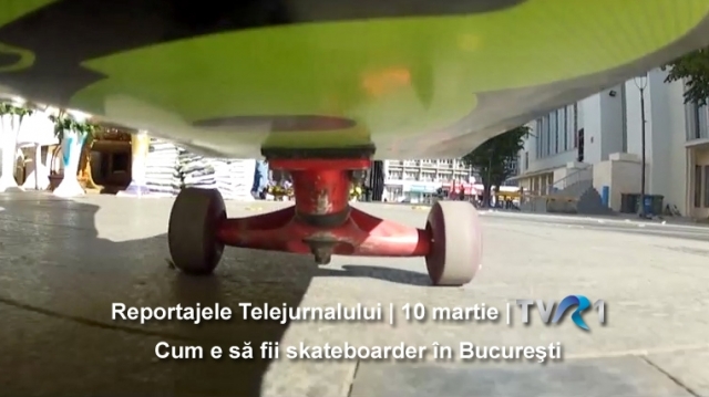 Reportajele Telejurnalului: Cum e să fii skateboarder în Bucureşti