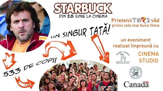 Prietenii TVR2 văd primii filmul Starbuck!
