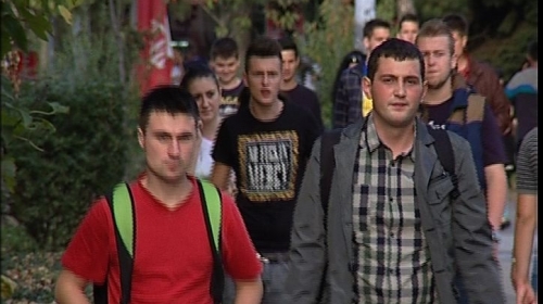 Studenții din Timișoara la 