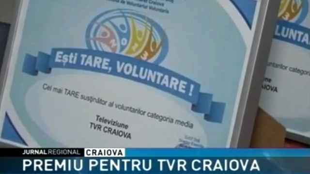 TVR Craiova, cel mai tare susținător al voluntarilor
