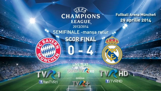 Real Madrid s-a calificat în Finala UEFA Champions League!