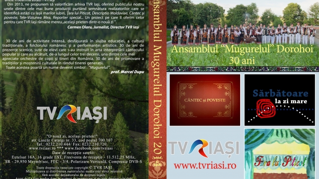 Aniversarea Orchestrei „Mugurelul” marcată cu un nou DVD din colecţia TVR Iaşi