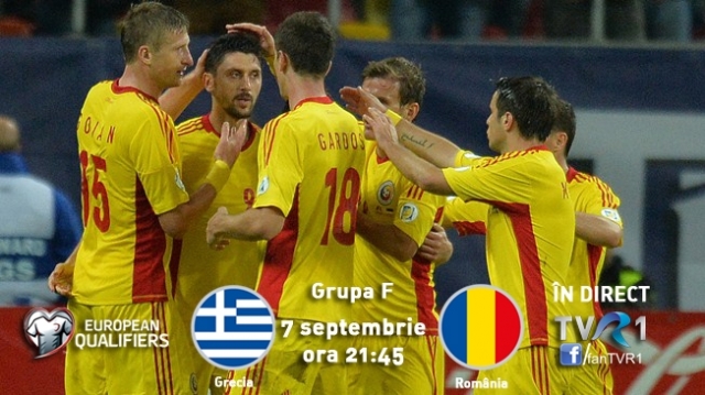 Lotul României pentru partida cu Grecia din preliminariile EURO 2016