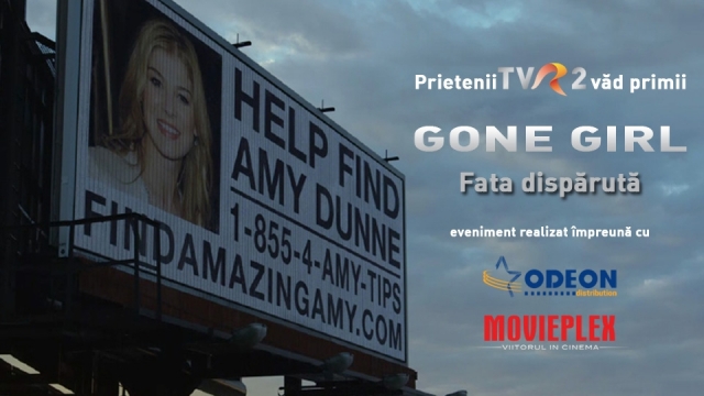 Prietenii TVR2 văd primii filmul „Fata dispărută (Gone Girl)”