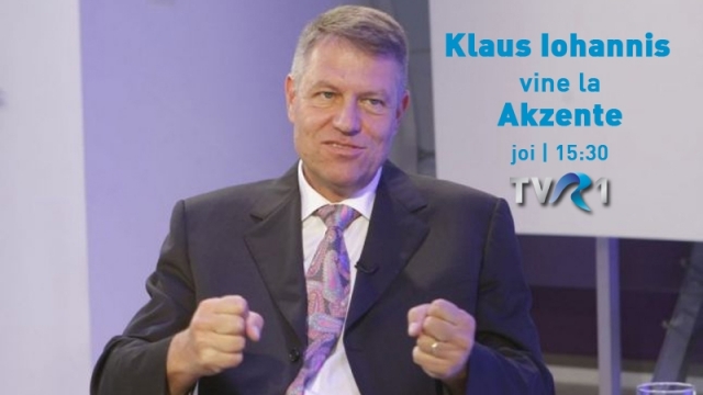 Klaus Iohannis, interviu în exclusivitate pentru emisiunea Akzente
