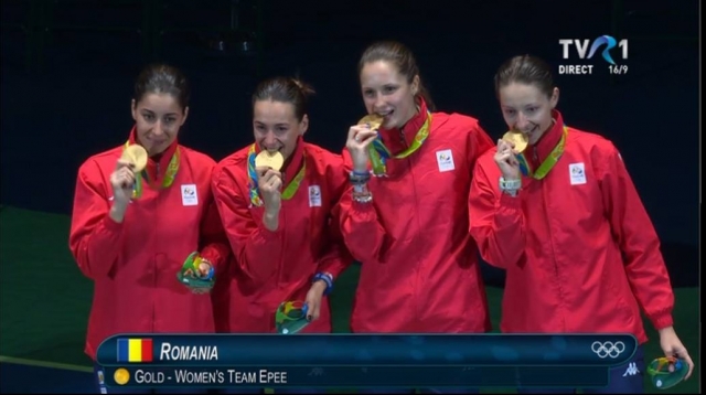 Echipa de aur a scrimei româneşti, în direct la TVR 1