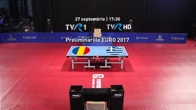 Live la TVR: încep meciurile de calificare la Europenele de tenis de masă