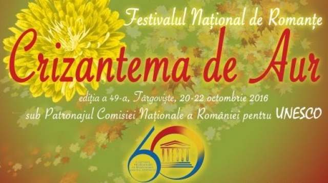 Festivalul Național de Romanțe „Crizantema de Aur” în direct la TVR