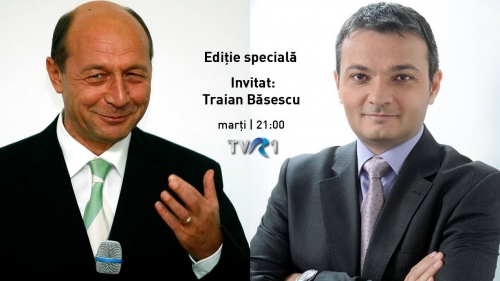 Traian Băsescu în dialog cu Mihai Rădulescu, într-o „Ediţie specială”