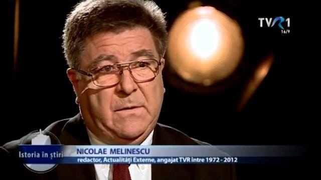 „TVR 60 - Istoria în ştiri”: Nicolae Melinescu, de la TVR la CNN