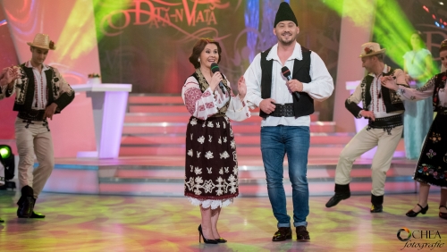 Niculina Stoican în duet cu Ştefan Stan, la „O dată-n viaţă”