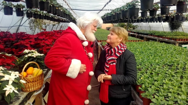 Moş Crăciun a fost surprins „În grădina Danei