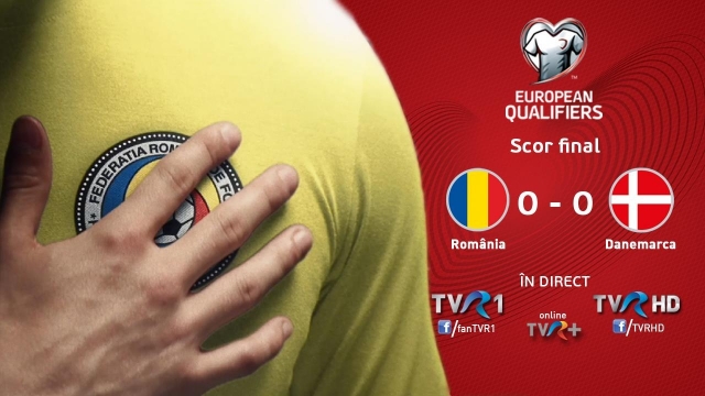 România-Danemarca, cel mai vizionat meci din preliminariile CM FIFA Rusia 2018 