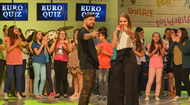 Ilinca Băcilă şi Alex Florea, de la Finala Eurovision la Finala Euro Quiz