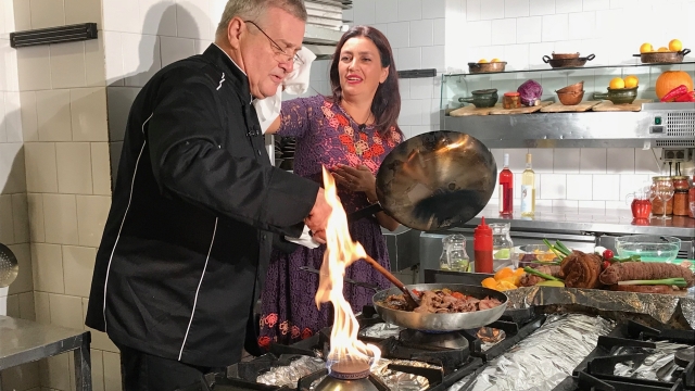 De pe Coasta de Azur, în bucătăria lui Dinescu