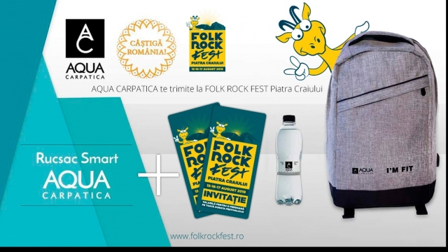 “Aqua Carpatica te trimite la Festival!”, concurs pentru fanii „Câştigă România!”