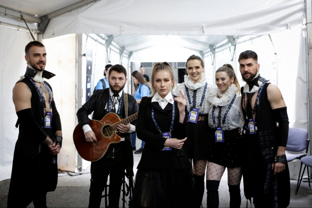 Ester Peony a făcut primele repetiții pe scena Eurovision 2019