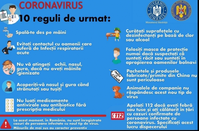 #Coronavirus. Măsuri de prevenție | VIDEO