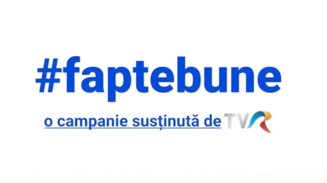 TVR se alătură campaniei #faptebune