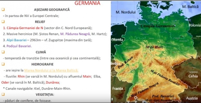 TELEȘCOALA: Geografie, a XII-a, Statele Uniunii Europene | VIDEO