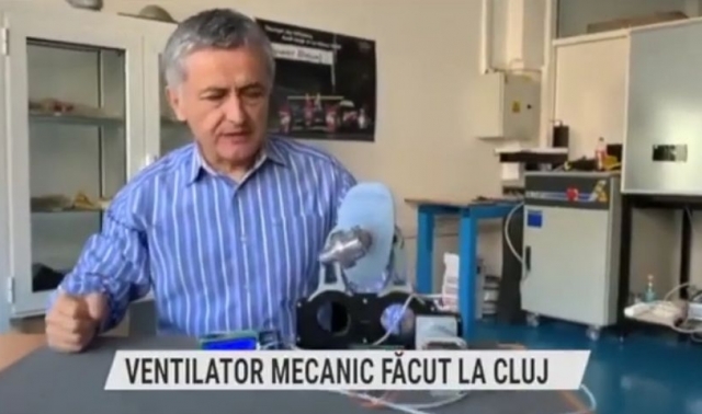 #CoronaVirus: Ventilator mecanic făcut la Cluj | VIDEO