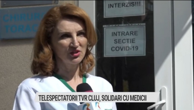 Telespectatorii TVR Cluj, solidari cu medicii | VIDEO
