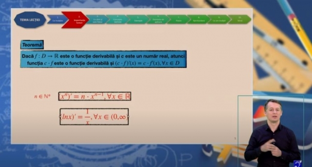 TELEȘCOALA: Matematică, a XII-a, analiză matematică | VIDEO