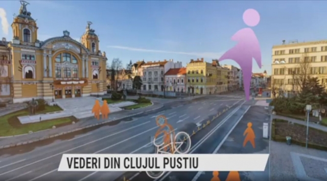 Vederi din Clujul pustiu | VIDEO