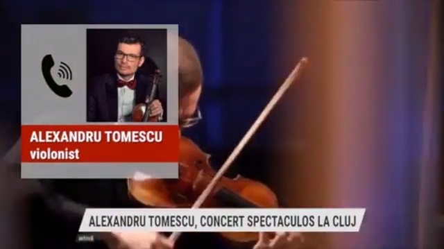 Alexandru Tomescu, concert spectaculos la Cluj | VIDEO