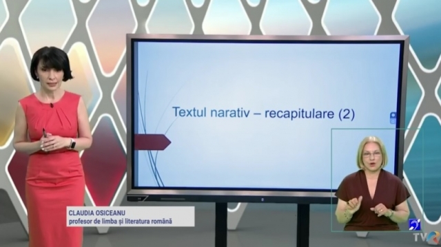 TELEȘCOALA: Limba română, a VIII-a – Textul narativ, recapitulare, partea a II-a | VIDEO