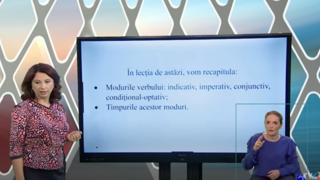 TELEȘCOALA: Limba română, a VIII-a - Verbul (II) | VIDEO
