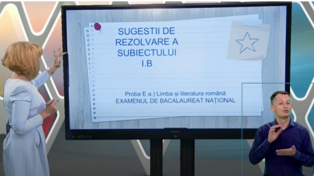 TELEȘCOALA: Română, a XII-a - Sugestii de rezolvare a Subiectului I.B (Bacalaureat) | VIDEO