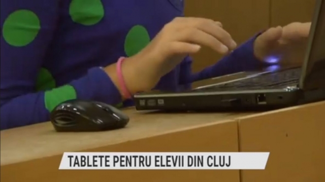 Tablete pentru elevii din Cluj | VIDEO