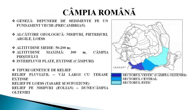 TELEȘCOALA: Geografie, a XII-a - Dealurile, podișurile și câmpiile din România | VIDEO