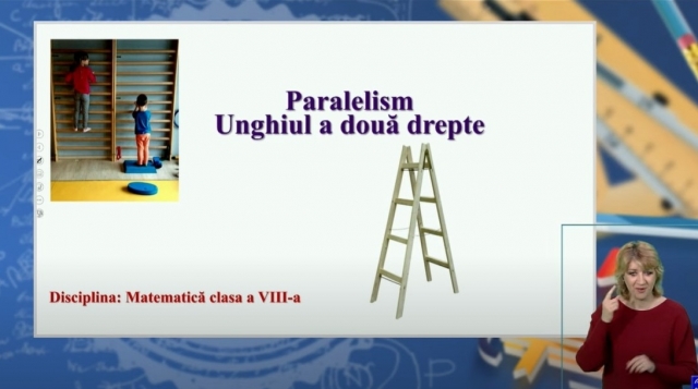 TELEȘCOALA: Matematică, a VIII-a: Paralelism. Unghiul a două drepte | VIDEO