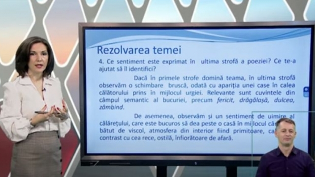 TELEȘCOALA: Română, a VIII-a - Textul descriptiv nonliterar | VIDEO