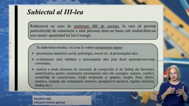 TELEȘCOALA: Română, a XII-a - Sugestii de redactare a eseului  (subiect III, Bacalaureat) | VIDEO