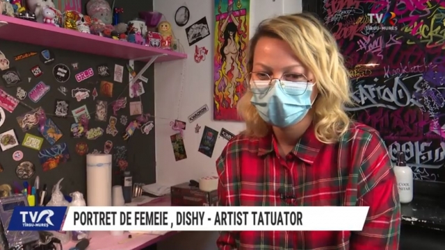Portret de femeie, Dishy - artist tatuator | VIDEO