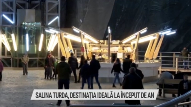 Salina Turda, destinația ideală la început de an | VIDEO