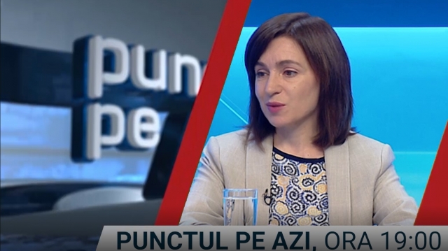 Preşedintele Republicii Moldova, în direct la ”Punctul pe AZi”, pe TVR Moldova