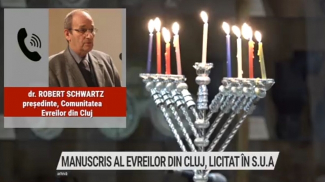 Manuscris al evreilor din Cluj, licitat la New York | VIDEO