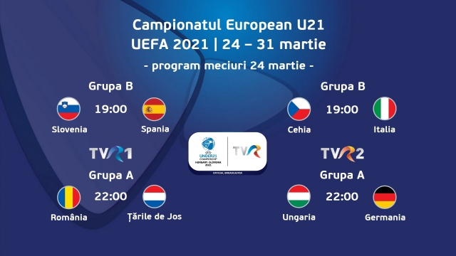 România – Țările de Jos, primul meci al tricolorilor mici în grupele UEFA EURO U21