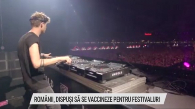 Românii, dispuși să se vaccineze pentru festivaluri | VIDEO