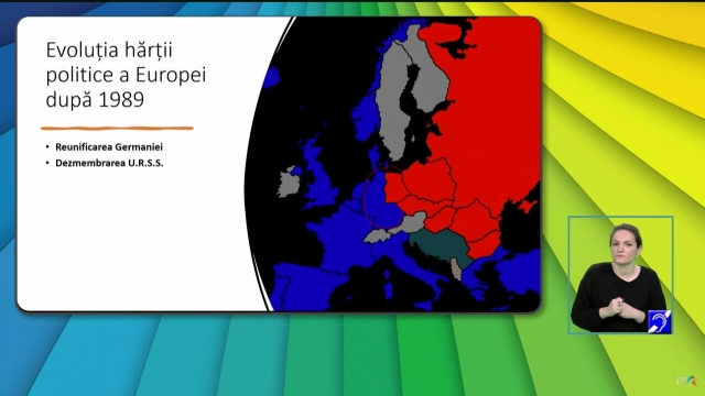 TELEȘCOALA: Geografie, a XII-a - Harta politică a Europei și România ca stat al Europei | VIDEO