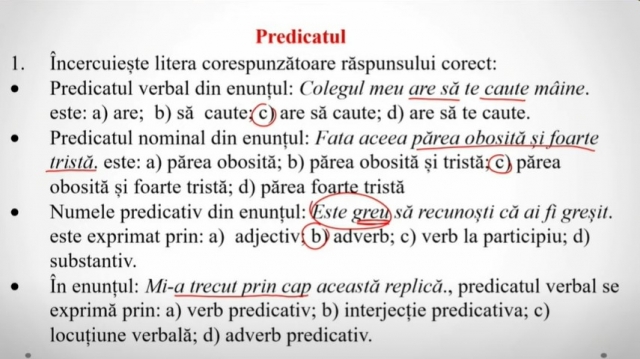 TELEȘCOALA: Română, a VIII-a - Sintaxa propoziției și sintaxa frazei | VIDEO